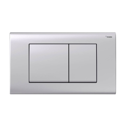 Панель смыва РЕХАУ NOVA QUAD 001 с прямоугольными клавишами, пластик, серебристый, матовый (19102031001)