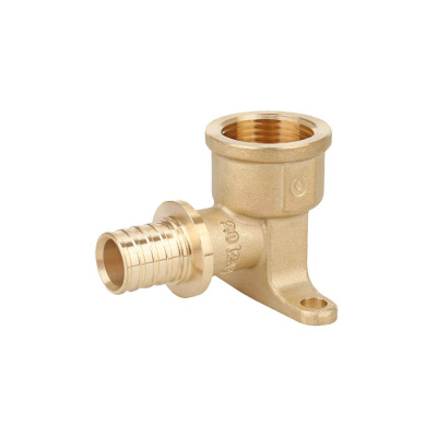 Угольник настенный с внутренней резьбой латунный Gappo 20-Rp 1/2" (G1312.2004)