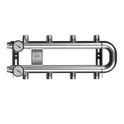 Кольцевой коллектор для отопления Gidruss на 4 контура RMSS-60-R4.TW (RM 60A4R TW)