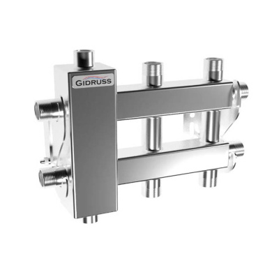 Балансировочный коллектор Gidruss BMSS-40-3DU до 40 кВт (BM 40A10 20)