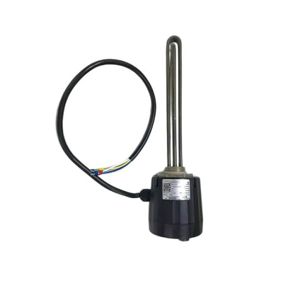 Электро.ТЭН RISPA PROFI (нерж.) с терморегулятором 9 кВт (380В) (подкл-Ф1 1/2"/Lмонтаж=590мм) (RTPr9)