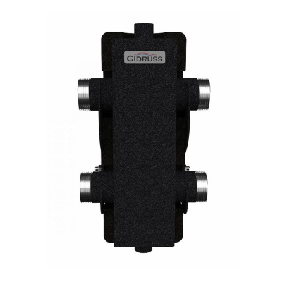 Гидравлический разделитель Gidruss до 80 кВт, G 1¼″ EPP-термоизоляция (GR 80G0T 04)