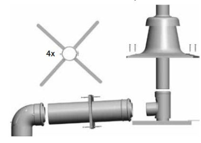 Комплект для подключения Wolf DN60/100 (2651875)