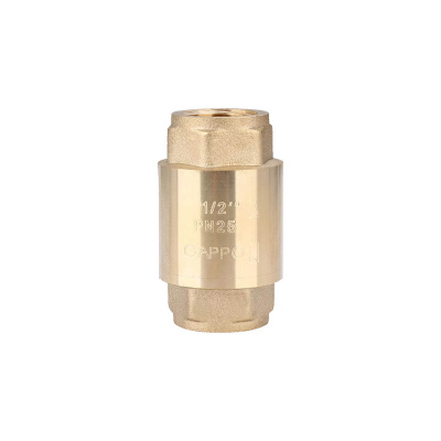 Клапан обратный ВР-ВР пружинный латунный Gappo 3/4" (G1241.05)