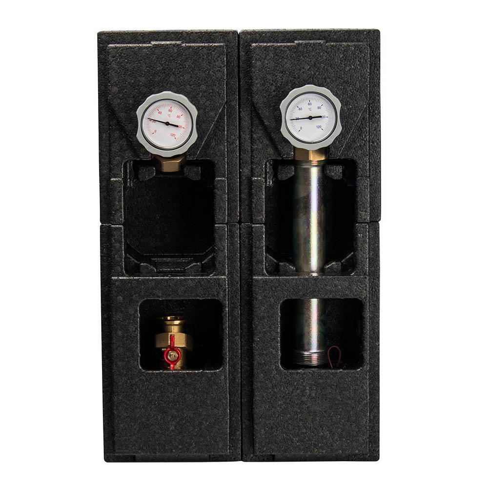 Насосная группа Meibes V-UK, прямая 1" без насоса, подающая линия слева (M66813EA)