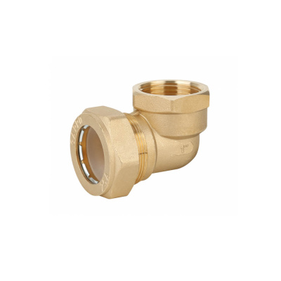 Угольник обжимной Gappo 15 х 1/2" с внутренней резьбой (G1253.1504)