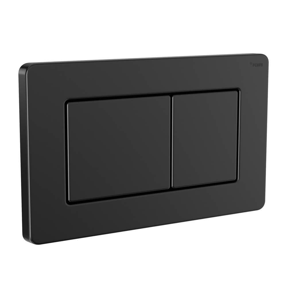 Панель смыва РЕХАУ NOVA PUBLIC антивандальная с прямоугольными клавишами с покрытием против отпечатков пальцев, нержавеющая сталь, черный, матовый (19102831001)