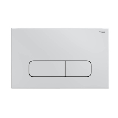 Панель смыва РЕХАУ NOVA ELLIPSE 001 с овальными клавишами, пластик, белый, глянцевый (19102101001)