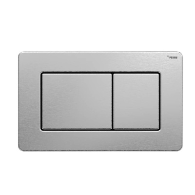 Панель смыва РЕХАУ NOVA QUAD STEEL с прямоугольными клавишами с покрытием против отпечатков пальцев, нержавеющая сталь, цвет брашированная нержавеющая сталь, матовый (19102701001)