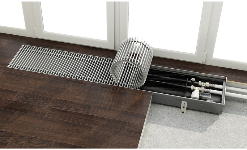 Встраиваемый в пол конвектор Varmann Ntherm (N 300.90.1400 RR U EV1)