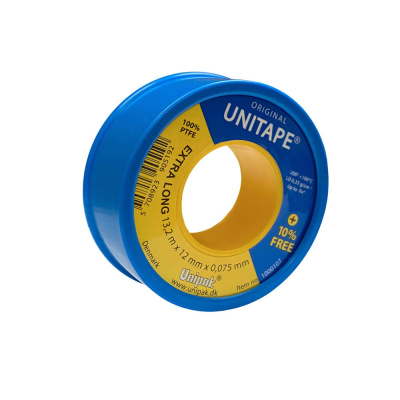 Фум-лента Unipak Unitape (13,2м х 12мм х 0,075мм) синяя (1000107)