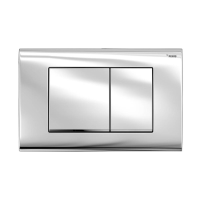 Панель смыва РЕХАУ NOVA QUAD 001 с прямоугольными клавишами, пластик, хром, глянцевый (19102021001)