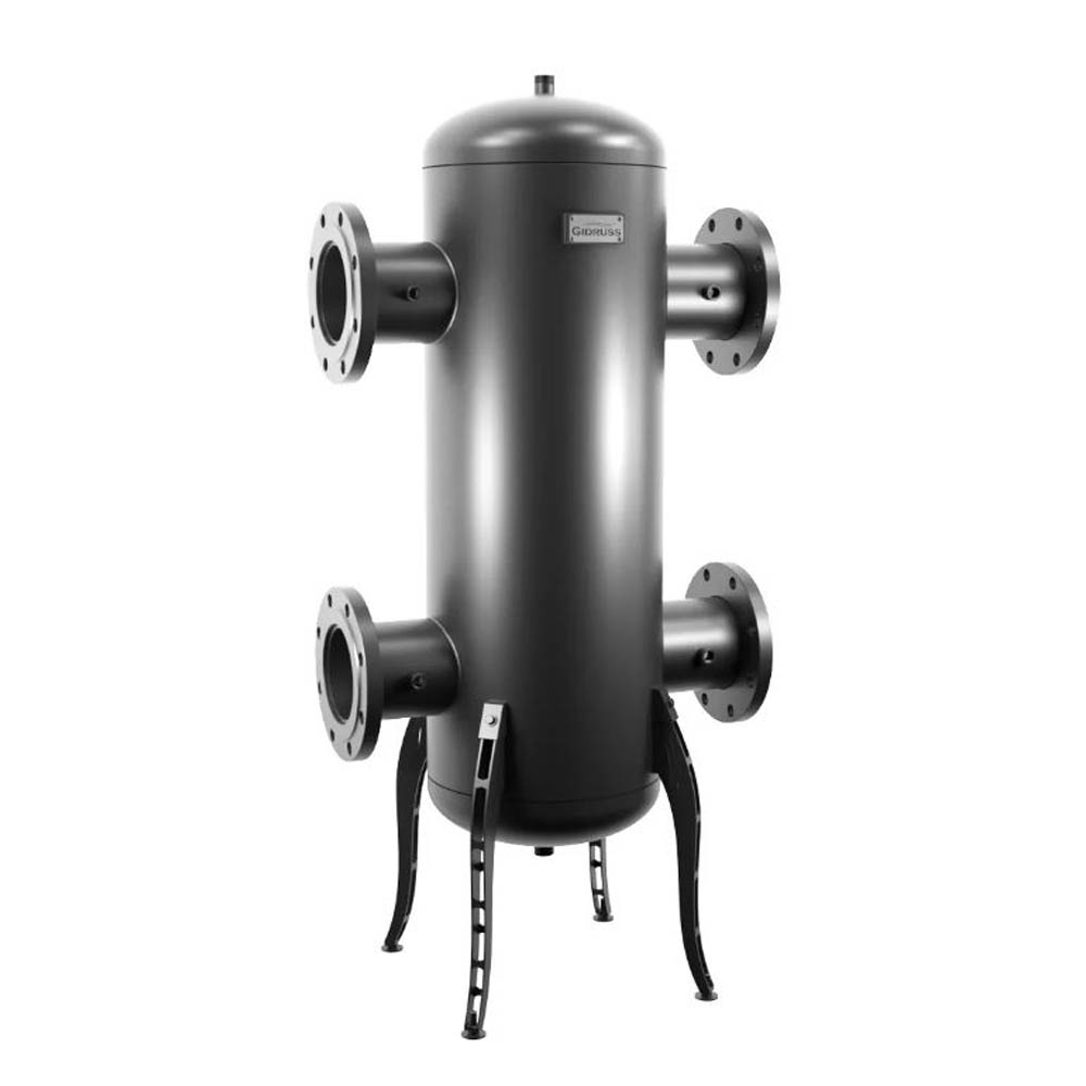 Гидравлический разделитель Gidruss GR-2000-150 до 2 МВт, фланец 4 подключения Rp ½″ (GR 20F00 20)