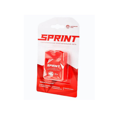 Сантехническая уплотнительная нить Сантехмастер Sprint 25 м бокс, блистер (61010)