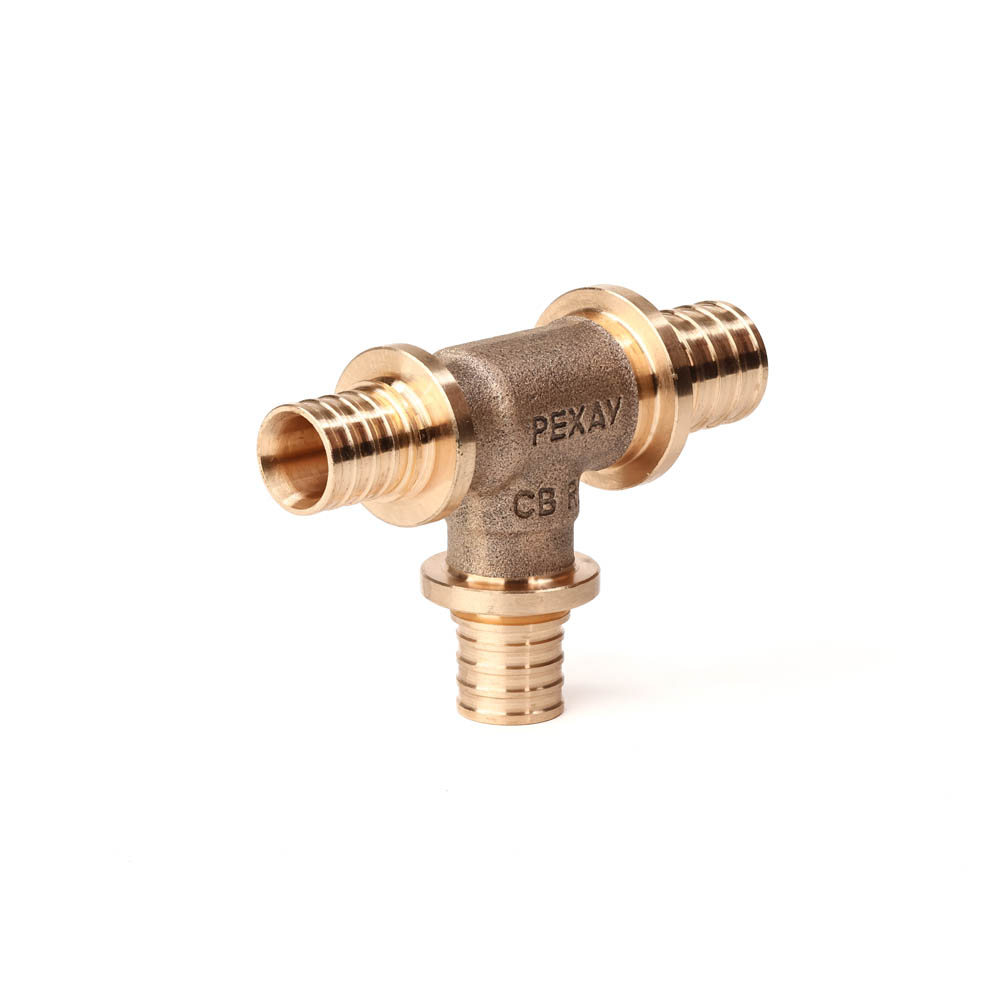 Тройник с уменьшенным боковым и торцевым проходами Рехау 40-32-32 RX+ (14570923001)