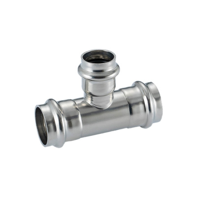 Тройник Gappo 22x15x22 нержавеющая сталь (G1110.221522)