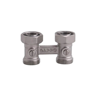 Узел нижнего подключения радиатора Gappo прямой 3/4"х3/4"EK (G267.05)