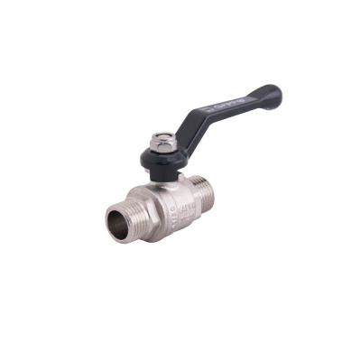 Кран шаровой Gappo 3/4" x 3/4" НР-НР полнопроходной рычаг из алюминия (G229.05)