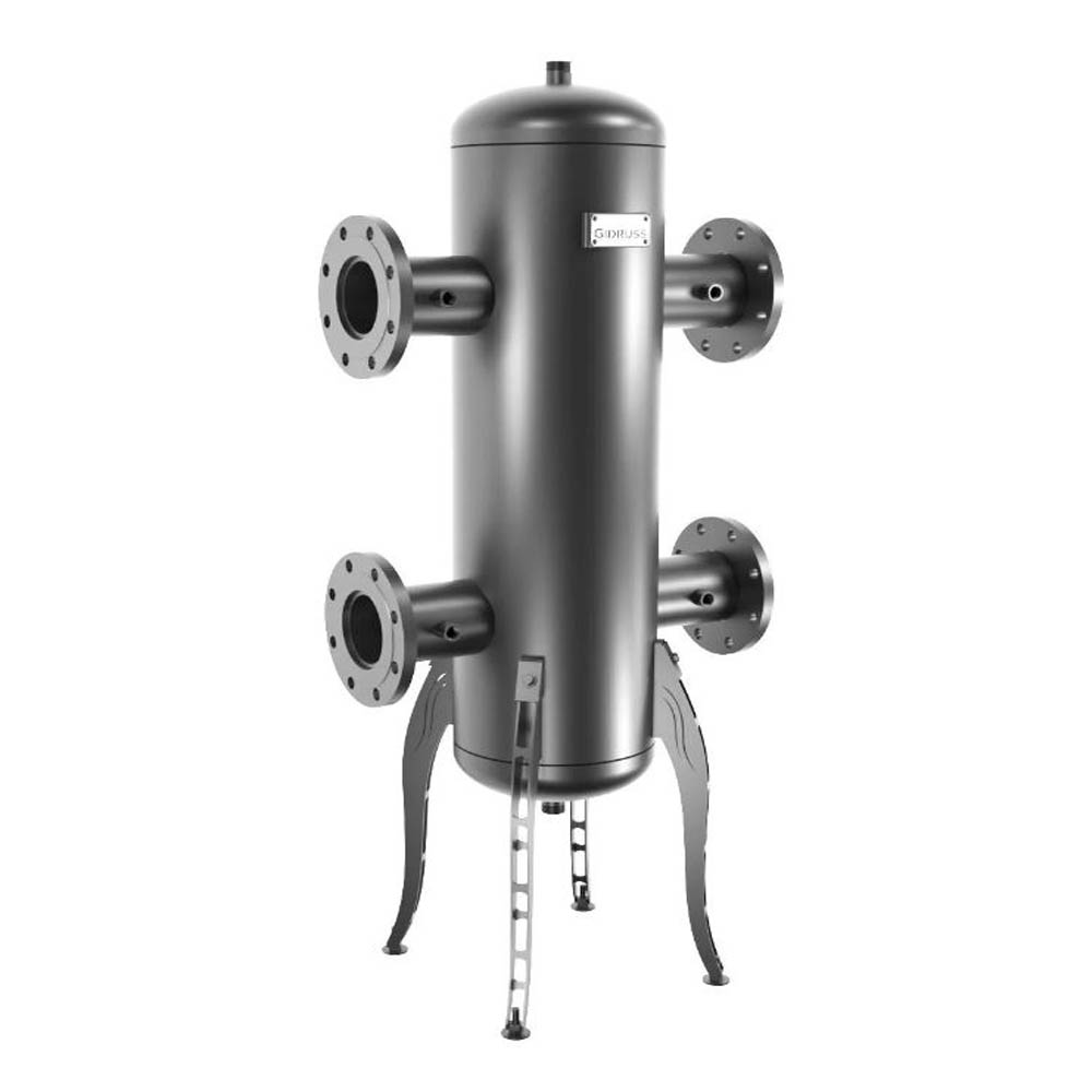 Гидравлический разделитель Gidruss GR-1000-100 до 1 МВт 4 подключения Rp ½″ (GR 10F00 20)