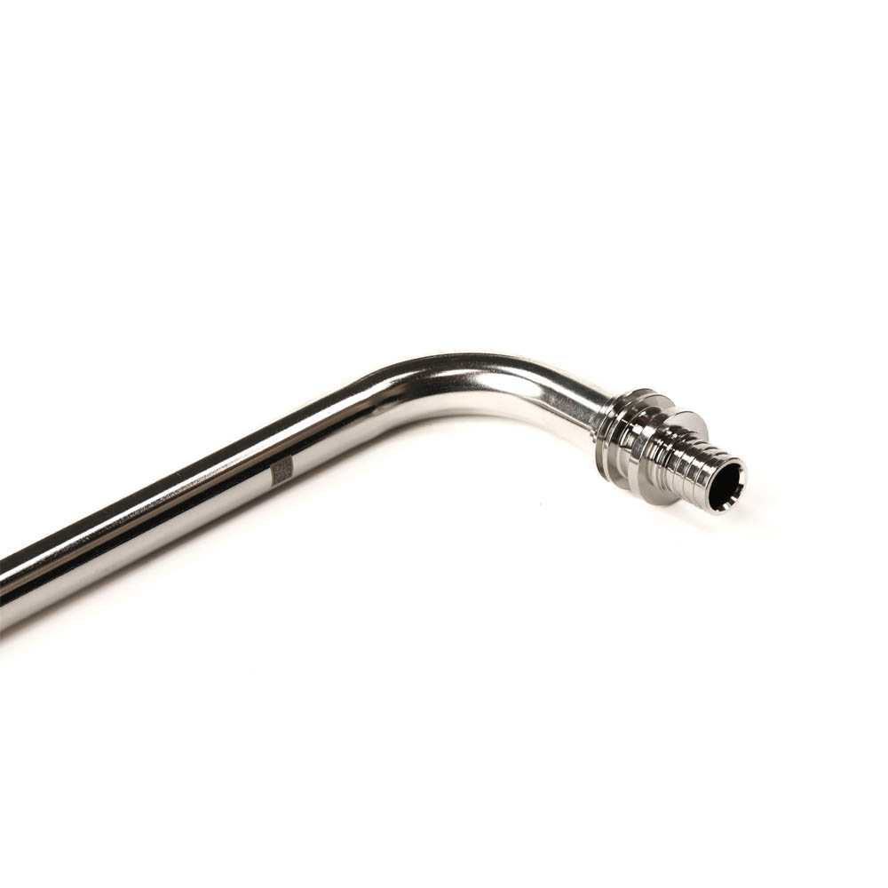 Трубка Рехау из. нерж. стали для подкл. радиатора, Г-образная 20/500 (11096691001)