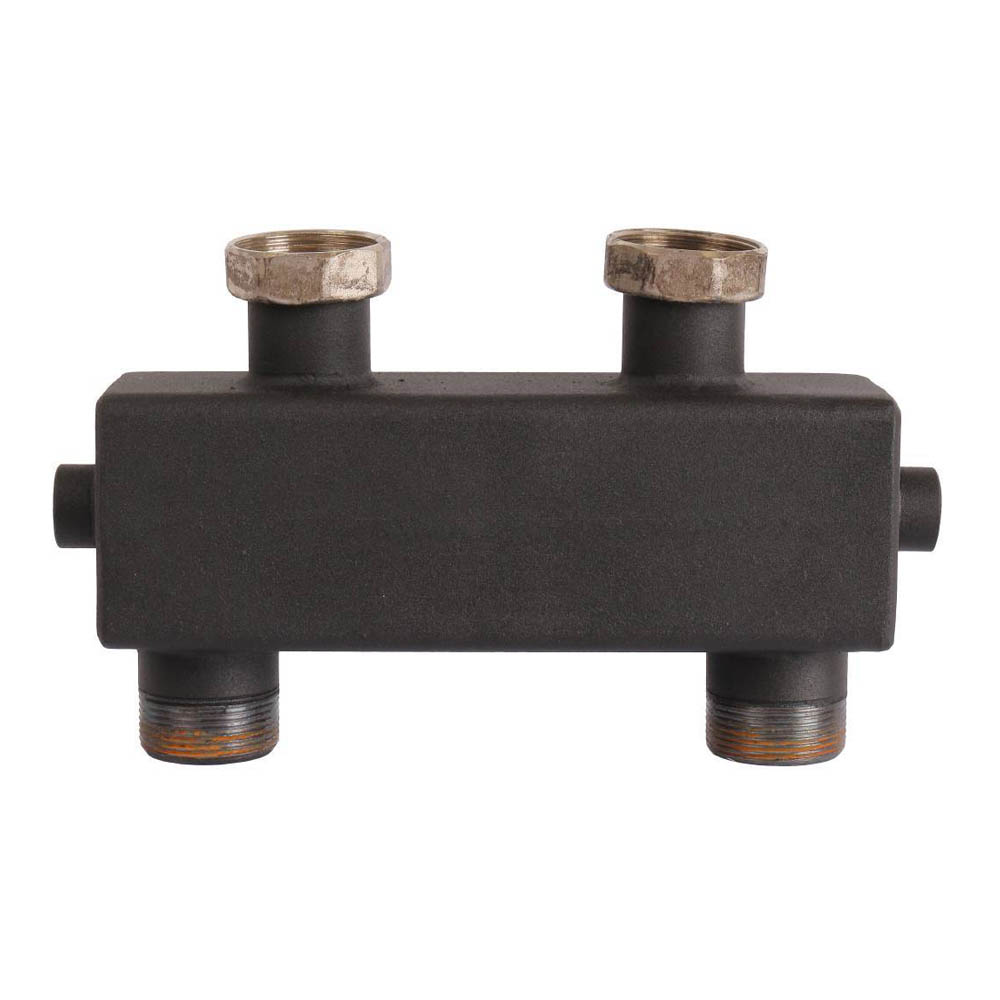 Гидравлическая стрелка с накидными гайками 1 1/2" ROMMER 5,60 м3/час (RDG-0015-004003)