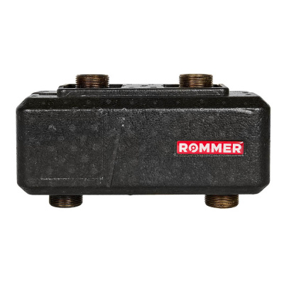 Гидравлическая стрелка 1 1/4 ROMMER 4,53 м3/час в теплоизоляции (RDG-1015-004001)