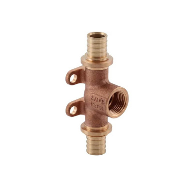 Тройник-переходник с внутренней резьбой бронзовый Gappo 16-Rp 1/2"-16 (G2306.1604)