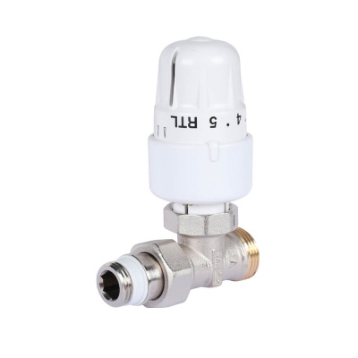 Вентиль Flamco RTL в комплекте с термостатической головкой прямой 1/2 x 3/4 (F11882)