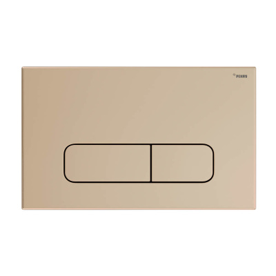 Панель смыва РЕХАУ NOVA ELLIPSE 001 с овальными клавишами, пластик, золотой, матовый (19102151001)