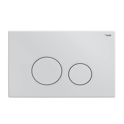 Панель смыва РЕХАУ NOVA ORB 001 с круглыми клавишами, пластик, белый, глянцевый (19102201001)