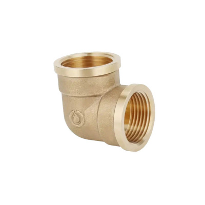 Угольник 90° ВР-ВР латунный Gappo 1/2" (G1206.04)