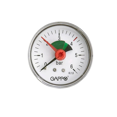 Манометр аксиальный Gappo НР1/4" (G1471.10)
