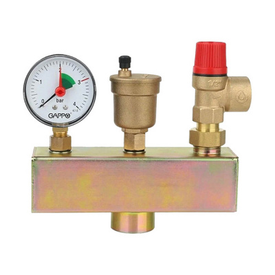 Группа безопасности котла Gappo 1"x3 бара (G1451)