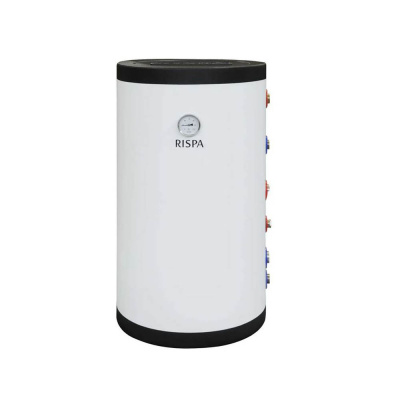 Бойлер RISPA RBW 200 L INOX  настенный/верт./с 1-м теплообм./30кВт (Нерж. сталь 304) (RBW-200L)