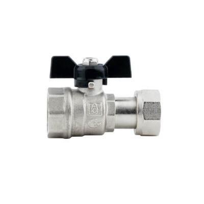 Кран шаровой Alato 3/4" x 3/4" с накидной гайкой, ВР/накидная гайка, ручка бабочка (0208-2020)