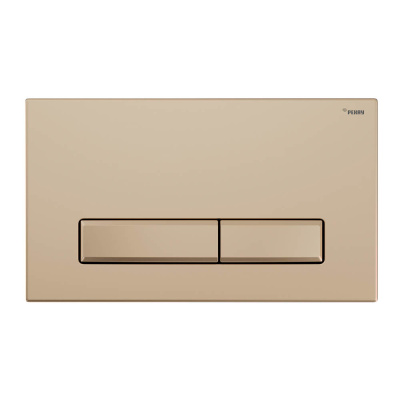 Панель смыва РЕХАУ NOVA LONG 001 с прямоугольными клавишами, пластик, золотой, матовый (19102371001)
