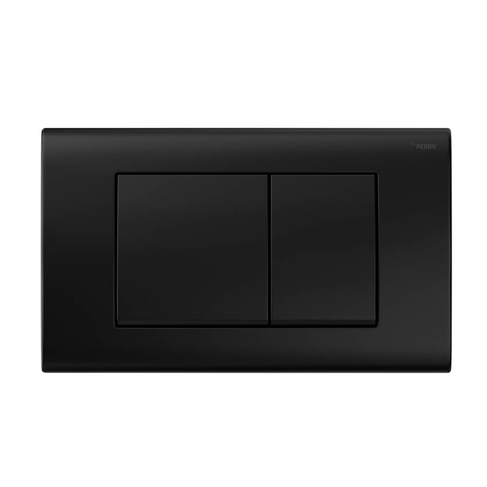 Комплект инсталляции РЕХАУ NOVAFLOW с панелью смыва NOVA QUAD 001 с прямоугольными клавишами, пластик, черный, матовый (19101041001)