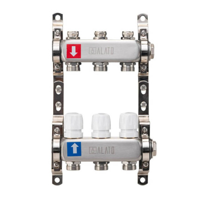 Коллектор Alato 1" x 3/4" x 3-вых без расходомеров (0302-0003)