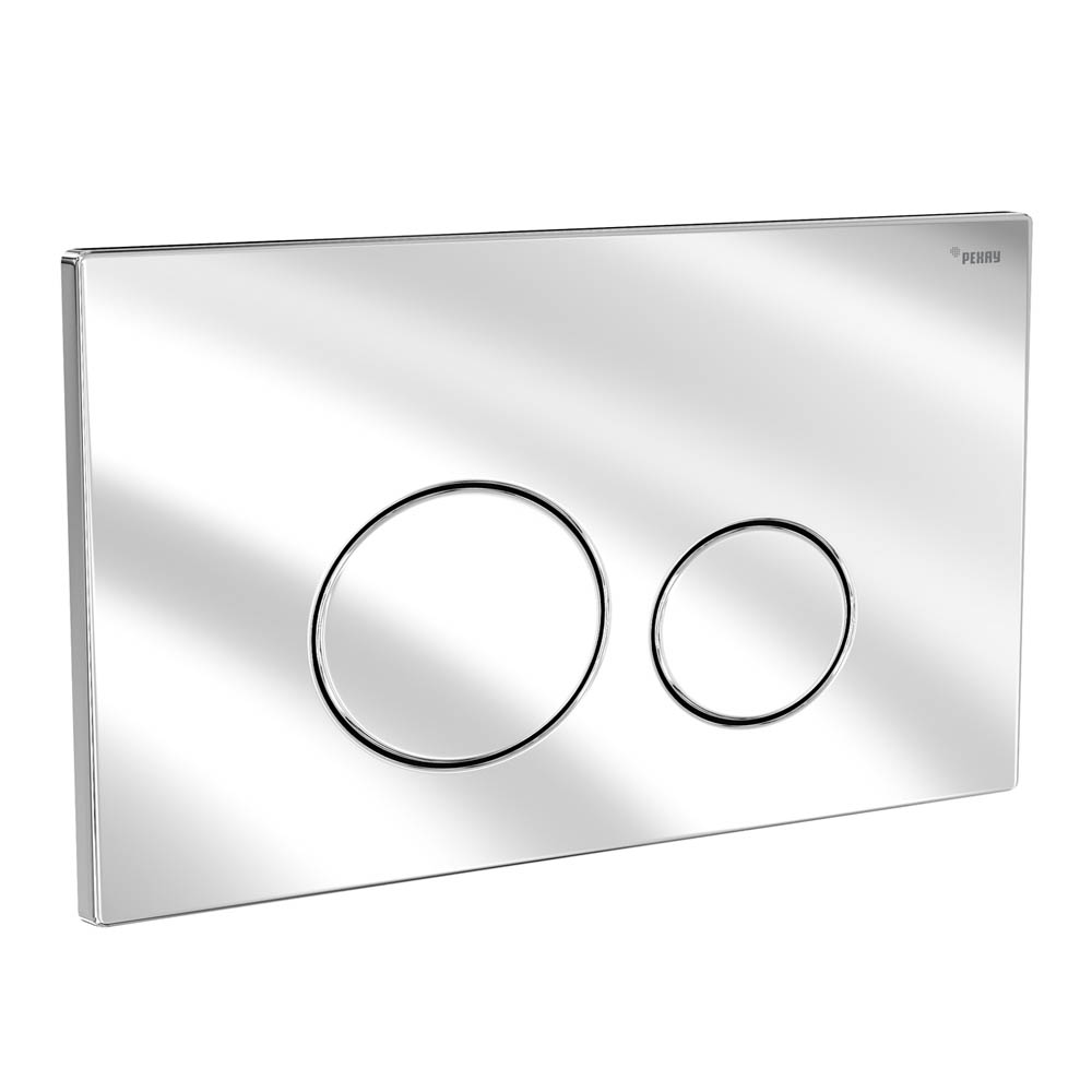 Панель смыва РЕХАУ NOVA ORB STEEL с круглыми клавишами, нержавеющая сталь, цвет нержавеющая сталь, глянцевый (19102611001)