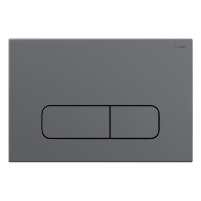 Панель смыва РЕХАУ NOVA ELLIPSE 001 с овальными клавишами, пластик, графитовый, матовый (19102131001)