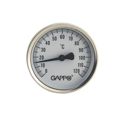 Термометр аксиальный биметаллический Gappo НР1/2" (G1474)