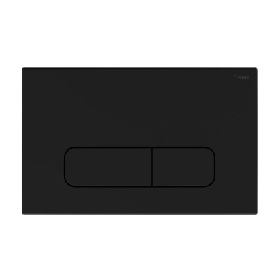 Панель смыва РЕХАУ NOVA ELLIPSE 001 с овальными клавишами, пластик, черный, матовый (19102141001)