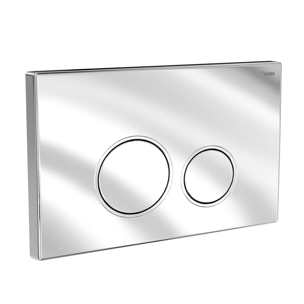 Панель смыва РЕХАУ NOVA ORB 001 с круглыми клавишами, пластик, хром, глянцевый (19102211001)