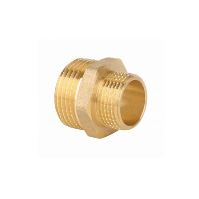 Ниппель переходной НР-НР латунный Gappo 1/2" х 1/4" (G1205.0402)